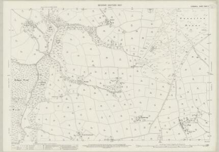 Cornwall XXXV.2 (includes: St Neot; Warleggan) - 25 Inch Map