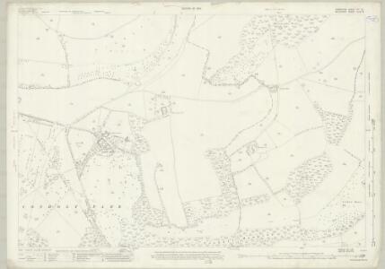 Wiltshire XLIII.15 (includes: Chute; Tangley; Tidcombe and Fosbury; Vernhams Dean) - 25 Inch Map