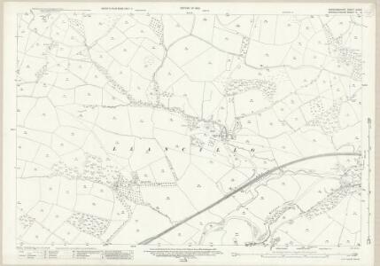 Herefordshire XLIX.2 (includes: Grosmont; Llancillo; Rowlstone; Walterstone) - 25 Inch Map