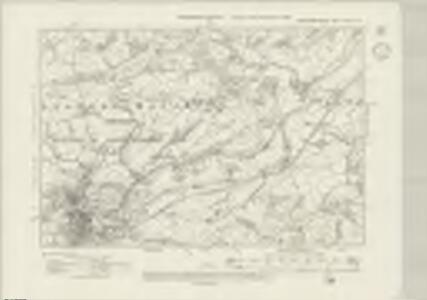 Montgomeryshire XXXVI.SE - OS Six-Inch Map
