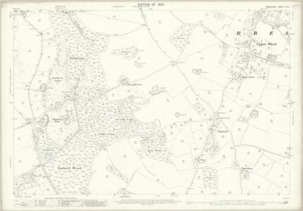Hampshire and Isle of Wight LIV.11 (includes: Breamore; Fordingbridge; Rockbourne; Whitsbury) - 25 Inch Map