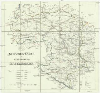Strassen-Karte des Herzogthums Steyermark