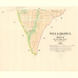 Wellikowa - m3301-1-003 - Kaiserpflichtexemplar der Landkarten des stabilen Katasters