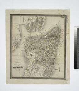 Map of the city of New-York / drawn by D.H. Burr, for 