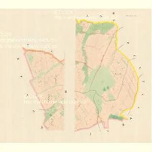 Klein Lhotta (Mala Lhota) - m1521-2-002 - Kaiserpflichtexemplar der Landkarten des stabilen Katasters