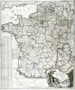 Carte des postes de France