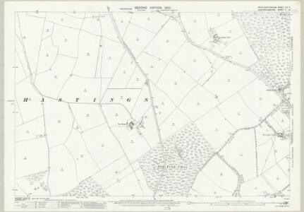 Northamptonshire LIII.6 (includes: Easton Maudit; Olney; Warrington; Yardley Hastings) - 25 Inch Map