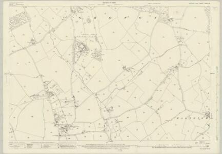 Suffolk LXXIII.15 (includes: Edwardstone; Groton; Kersey; Polstead) - 25 Inch Map
