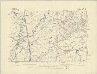 Montgomeryshire XV.NW - OS Six-Inch Map