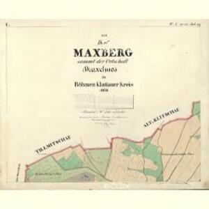 Maxberg - c4536-1-001 - Kaiserpflichtexemplar der Landkarten des stabilen Katasters