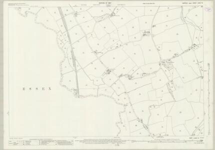 Suffolk LXXIX.12 (includes: Bures St Mary; Great Henny; Lamarsh; Little Cornard) - 25 Inch Map