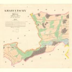 Krahultschy - m1331-1-001 - Kaiserpflichtexemplar der Landkarten des stabilen Katasters