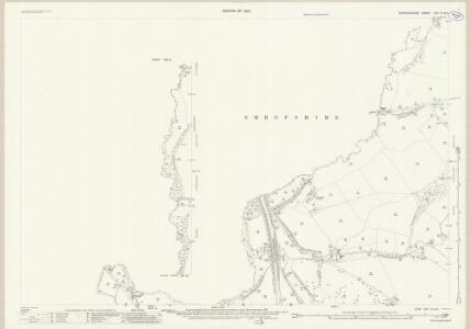 Staffordshire XXII.13 (inset XXII.9) (includes: Market Drayton; Norton In Hales; Tyrley) - 25 Inch Map