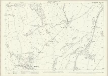 Brecknockshire XXIII.9 (includes: Bronllys; Pipton; Talgarth) - 25 Inch Map
