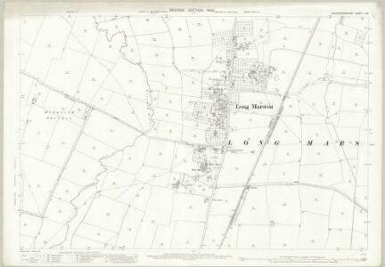 Gloucestershire III.8 (includes: Dorsington; Long Marston; Pebworth) - 25 Inch Map