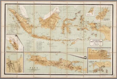 Zendingskaart van Oost- en West-Indië : (kleine uitgaaf) / vervaardigd door E. Nijland