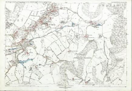 Gloucestershire LVII.1 (includes: Kingscote; Owlpen; Uley) - 25 Inch Map