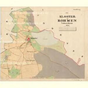 Kloster - c3125-1-001 - Kaiserpflichtexemplar der Landkarten des stabilen Katasters
