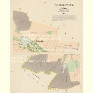 Rohozdnitz - c6509-1-001 - Kaiserpflichtexemplar der Landkarten des stabilen Katasters