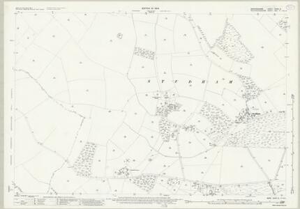 Bedfordshire XXXIV.2 (includes: Edlesborough; Studham) - 25 Inch Map