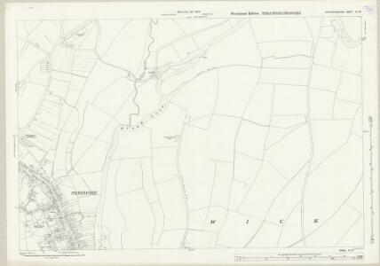 Worcestershire XLI.12 (includes: Pershore; Wick; Wyre Piddle) - 25 Inch Map