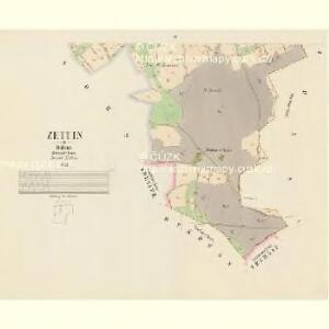 Zettin - c0752-1-003 - Kaiserpflichtexemplar der Landkarten des stabilen Katasters