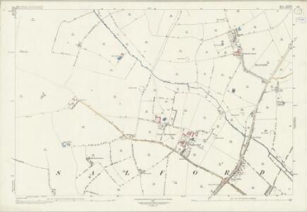 Warwickshire XLII.12 (includes: Abbots Morton; Church Lench; Salford Priors) - 25 Inch Map