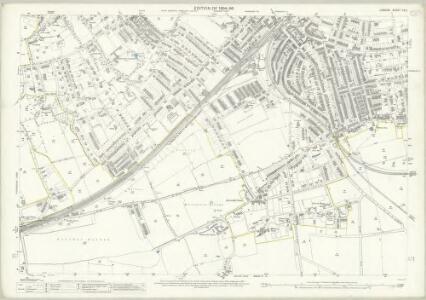 London (Edition of 1894-96) CXLI (includes: Merton; Wimbledon St Mary) - 25 Inch Map