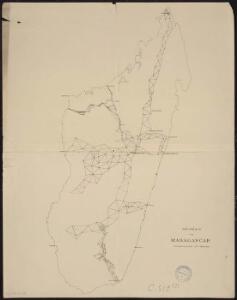 Géodésie de Madagascar. Triangulation de 1895 à 1900