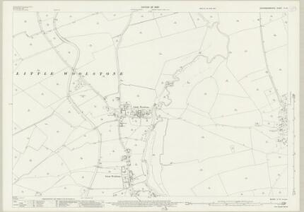 Buckinghamshire X.14 (includes: Milton Keynes; Woolstone cum Willen) - 25 Inch Map