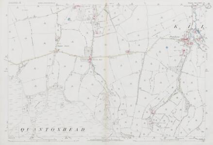 Somerset XXXVI.16 (includes: East Quantoxhead; Holford; Kilve) - 25 Inch Map