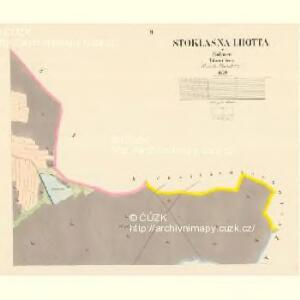 Stoklasna Lhotta - c7354-1-002 - Kaiserpflichtexemplar der Landkarten des stabilen Katasters