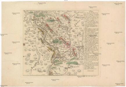 Plan der Attaqen so während den bishering Stellungen der kayser. könig. u. könig. preuss. Arméen in der Gegend von Jaromirz Nachod Arnau und Hohen Elb in Böhmen vorgefallen 1778