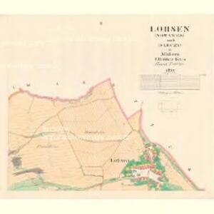 Lohsen (Nowawes auch Sleczy) - m1480-1-002 - Kaiserpflichtexemplar der Landkarten des stabilen Katasters