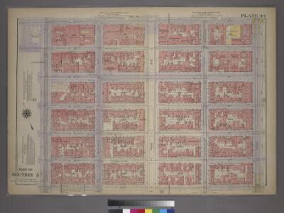 Plate 44, Part of Section 5: [Bounded by E. 59th Street, Third Avenue, E. 53rd Street and Fifth Avenue.]