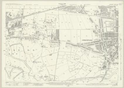Lancashire CX.4 (includes: Davyhulme; Sale; Stretford; Urmston) - 25 Inch Map