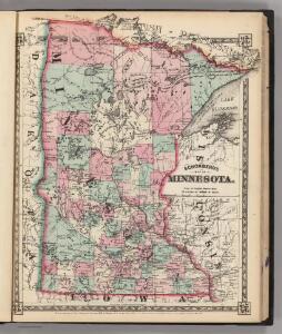 Schonberg's Map of Minnesota.