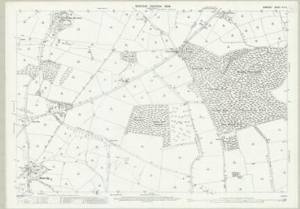 Somerset XLII.6 (includes: Cranmore; Doulting; Downhead; Leigh Upon Mendip; Stoke St Michael) - 25 Inch Map