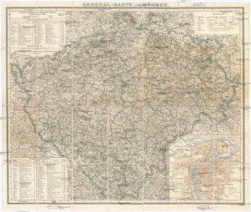 General-Karte von Böhmen