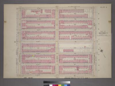 Plate 9, Part of Section 4: [Bounded by W. 89th Street, Central Park West, W. 83rd Street and Amsterdam Avenue.]