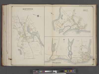Suffolk County, V. 2, Double Page Plate No. 27 [Map bounded by Mattituck, Orient, New Suffolk] / supplemented by careful measurements & field observations by our own Corps of Engineers.