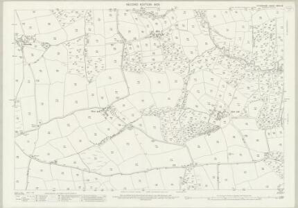 Devon XXVIII.13 (includes: Bradworthy; West Putford; Woolfardisworthy) - 25 Inch Map