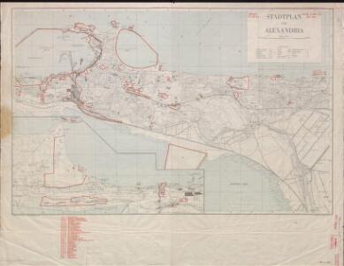 Stadtplan von Alexandria, 1:15,000