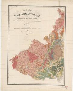 Geologische Karte der Markgrafschaft Mähren und des Herzogthumes Schlesien