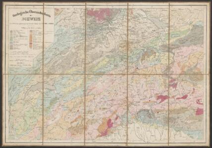 Geologische Übersichtskarte der Schweiz