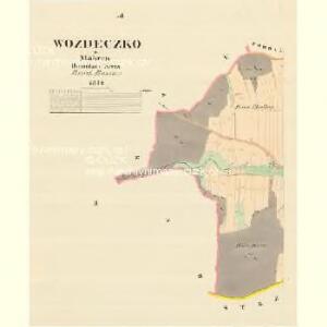 Wozdeczko - m0942-1-002 - Kaiserpflichtexemplar der Landkarten des stabilen Katasters