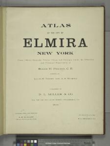 Atlas of the City of New York [Title Page]