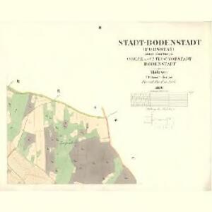 Bodenstadt (Podsstat) - m2389-1-002 - Kaiserpflichtexemplar der Landkarten des stabilen Katasters
