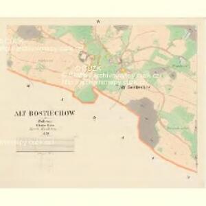 Alt Bostiechow - c7292-1-004 - Kaiserpflichtexemplar der Landkarten des stabilen Katasters