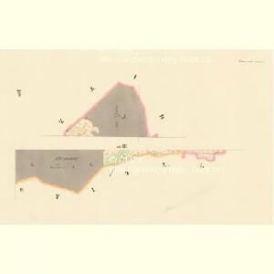 Blisanow (Bližanow) - c0285-1-003 - Kaiserpflichtexemplar der Landkarten des stabilen Katasters